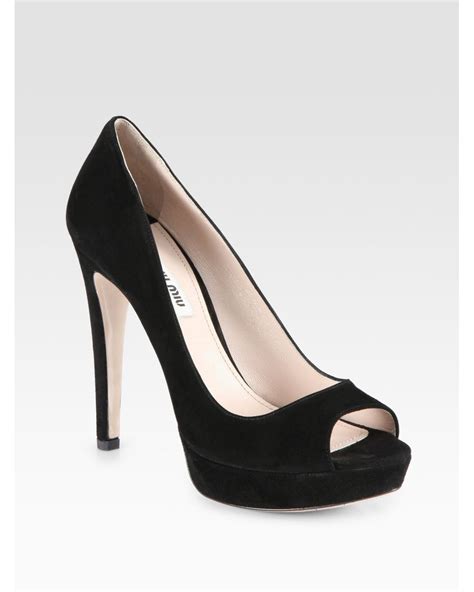 miu miu peep toe pumps|Women's pumps shoes .